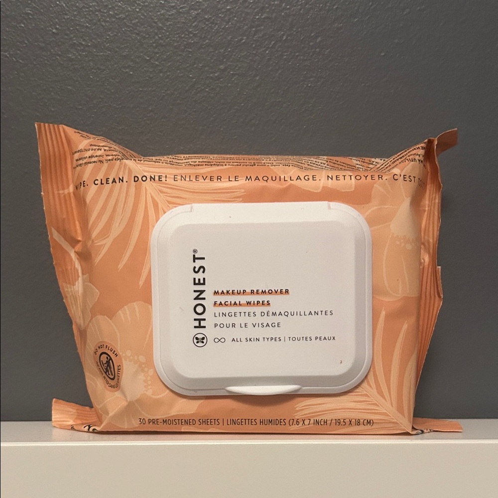 Honest makeup remover wipes